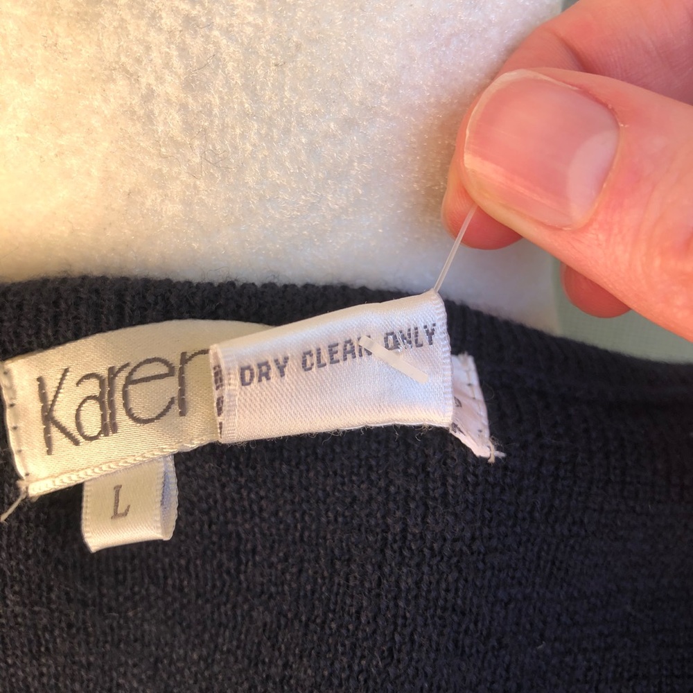 Karen Kane Cropped Wool Sweater - Picture 8 of 8